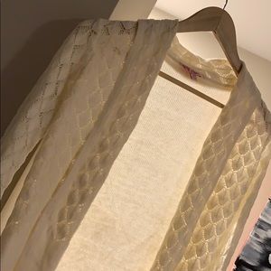 Candies Cardigan - size XS - white